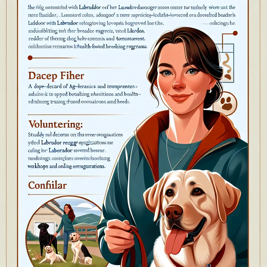 Image that represents the author Amanda Gibson, a renowned blogger specializing in Labrador Retriever